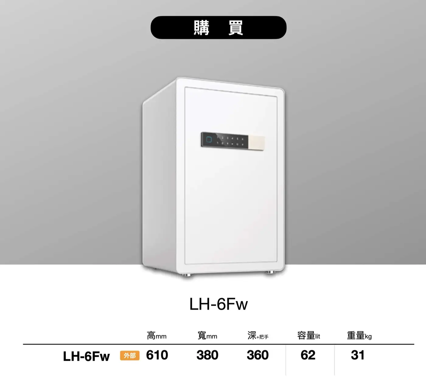 LH-智慧型指紋密碼保險箱 一鍵開啟 安全防護 介紹圖 61