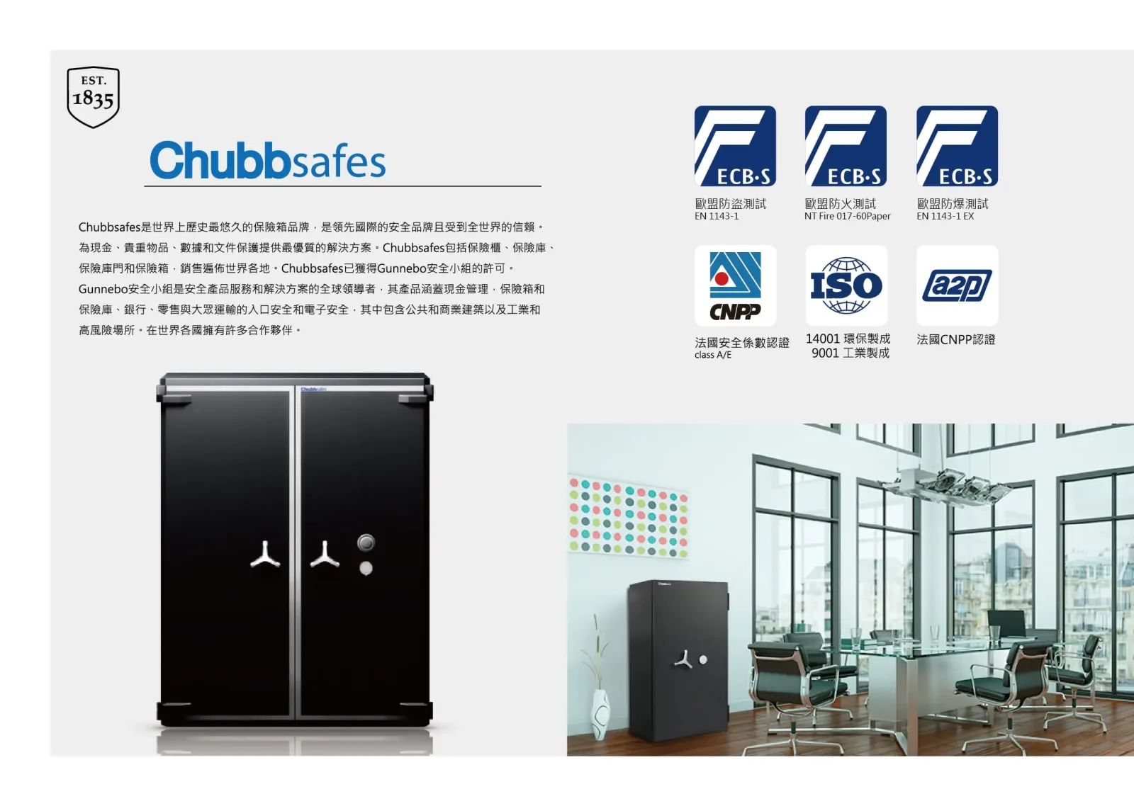 Chubb Safes Trident 防盜金庫 介紹圖 6
