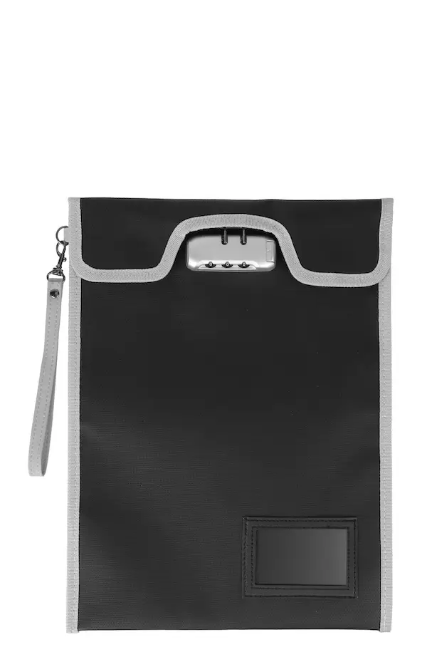 A4.3 海關鎖防火袋 黑