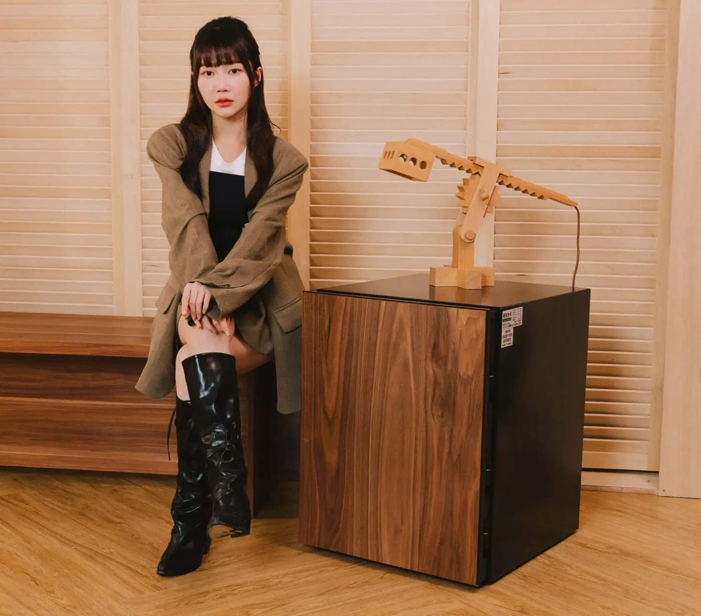 PLD 胡桃木 防火保險箱  wt_3377